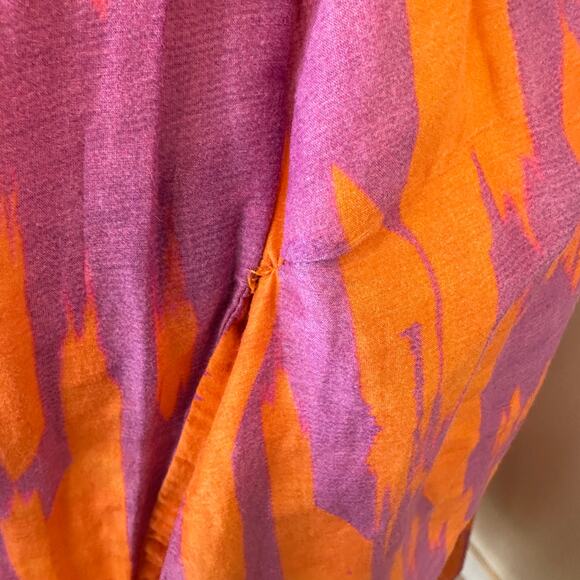 Maria Cher Pink Midi Slip Dress XS Smocked Silk Vacation Romantic Sundress $500 - Picture 14 of 14